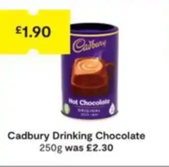 SuperValu Cadbury Drinking Chocolate 250g offer