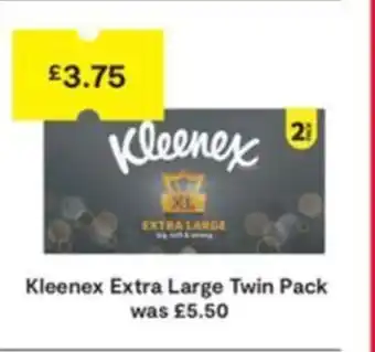 SuperValu Kleenex Extra Large Twin Pack offer