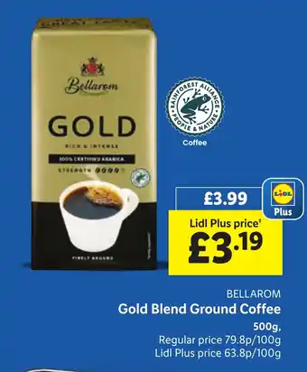 Lidl BELLAROM Gold Blend Ground Coffee offer