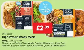 Lidl CHEF SELECT High Protein Ready Meals offer