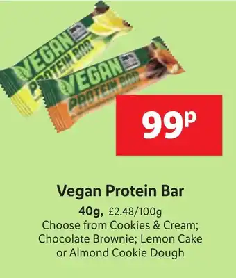Lidl Vegan Protein Bar offer