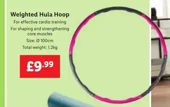 Lidl Weighted Hula Hoop offer