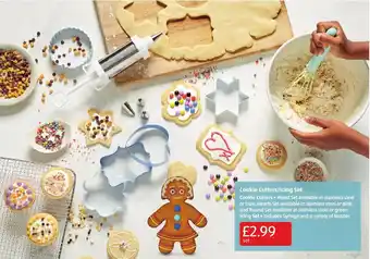 Aldi Cookie Cutters/ Icing Set offer