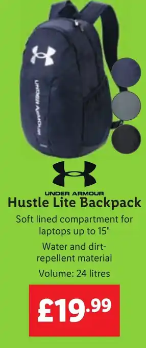 Lidl Hustle Lite Backpack offer