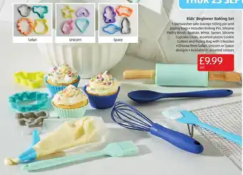 Aldi Kid's Beginner Baking Set offer