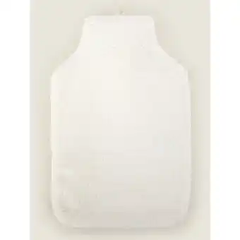 Asda George home cream teddy fleece hot water bottle offer