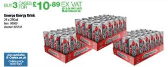 Costco Emerge Energy Drink offer