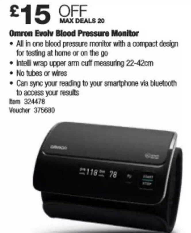 Omron Evolv Blood Pressure Monitor 