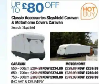 Costco Classic Accessories Skyshield Caravan & Motorhome Covers Caravan offer