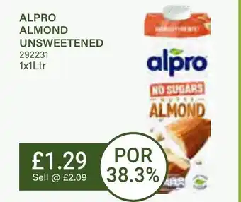 Bestway ALPRO ALMOND UNSWEETENED offer