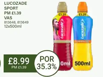 Bestway LUCOZADE SPORT offer