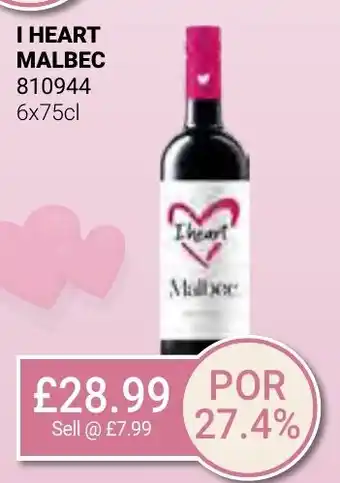 Bestway I HEART MALBEC offer