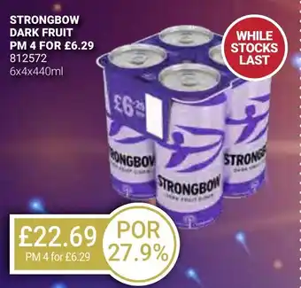 Bestway STRONGBOW DARK FRUIT offer