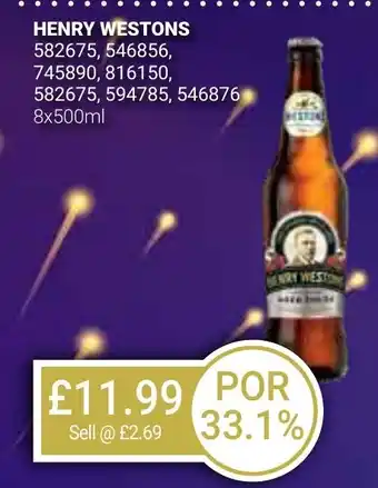 Bestway HENRY WESTONS offer