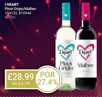Bestway I HEART Pinot Grigio/Malbec offer