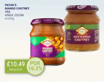 Bestway PATAK'S MANGO CHUTNEY offer