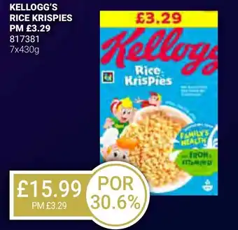 Bestway KELLOGG'S RICE KRISPIES offer