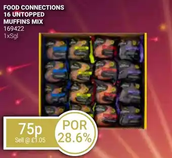 Bestway FOOD CONNECTIONS 16 UNTOPPED MUFFINS MIX offer