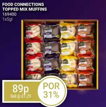 Bestway FOOD CONNECTIONS TOPPED MIX MUFFINS offer