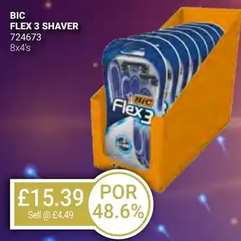 Bestway BIC FLEX 3 SHAVER offer