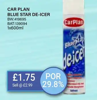 Bestway CAR PLAN BLUE STAR DE-ICER offer