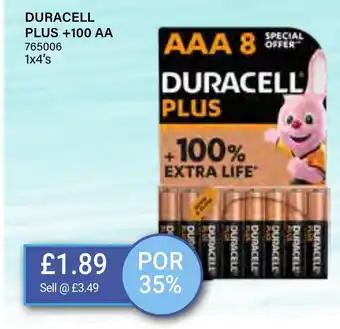 Bestway DURACELL PLUS +100 AA offer