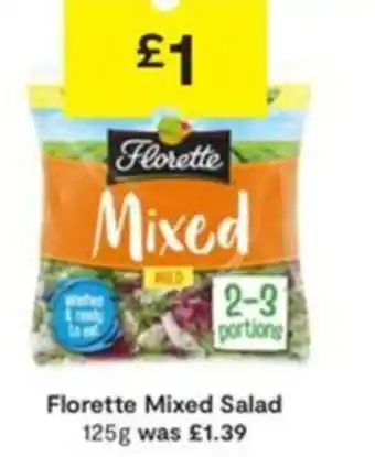 SuperValu Florette Mixed Salad 125g offer