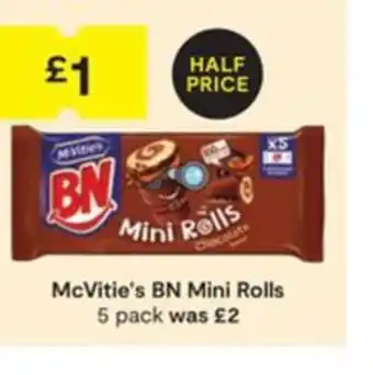 SuperValu McVitie's BN Mini Rolls 5 pack offer