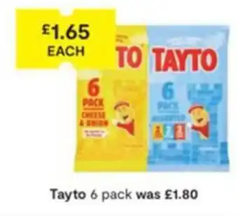SuperValu Tayto 6 pack offer