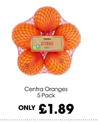 Centra Oranges 5 Pack