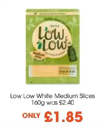 Centra Low Low White Medium Slices 160g offer