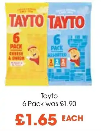 Centra Tayto 6 Pack offer