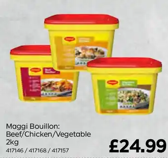 Bestway Maggi Bouillon: Beef/Chicken/Vegetable offer
