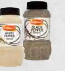 Bestway Ground White Pepper 425g Cracked Black Pepper 380g offer