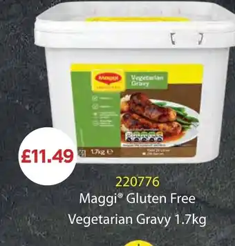 Bestway Maggi Gluten Free Vegetarian Gravy 1.7kg offer