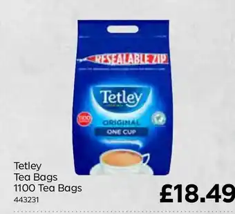 Bestway Tetley Tea Bags 1100 Tea Bags offer