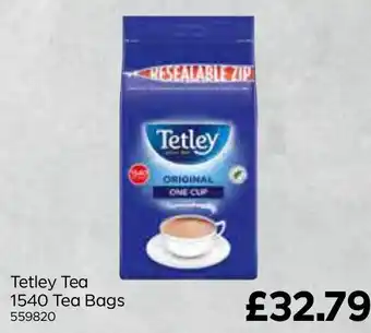 Bestway Tetley Tea 1540 Tea Bags offer