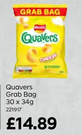 Bestway Quavers Grab Bag 30 x 34g offer