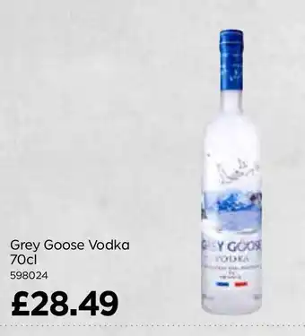 Bestway Grey Goose Vodka 70cl offer