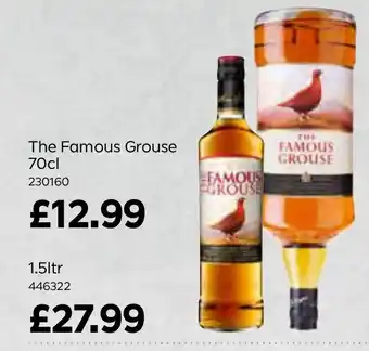 Bestway The Famous Grouse 70cl offer