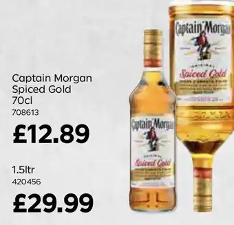 Bestway Captain Morgan Spiced Gold 70cl offer