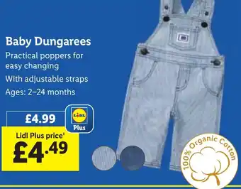 Lidl Baby Dungarees offer
