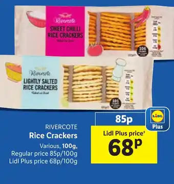 Lidl RIVERCOTE Rice Crackers offer