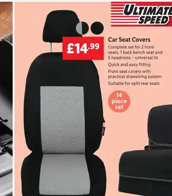 Lidl Car Seat Covers offer