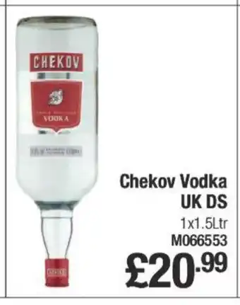 Makro Chekov Vodka UK DS offer