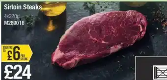 Makro Sirloin Steaks offer