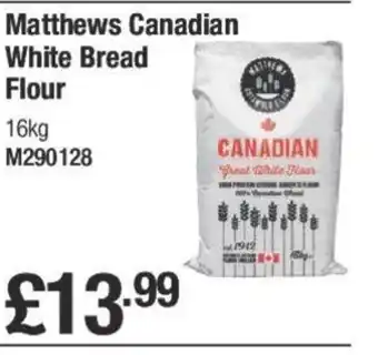 Makro Matthews Canadian White Bread Flour offer