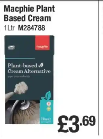 Makro Macphie Plant Based Cream 1Ltr offer