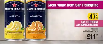 Makro SAN PELLEGRINO ARANCIATA/LIMONATA offer