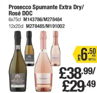 Makro Prosecco Spumante Extra Dry/ Rosé DOC offer